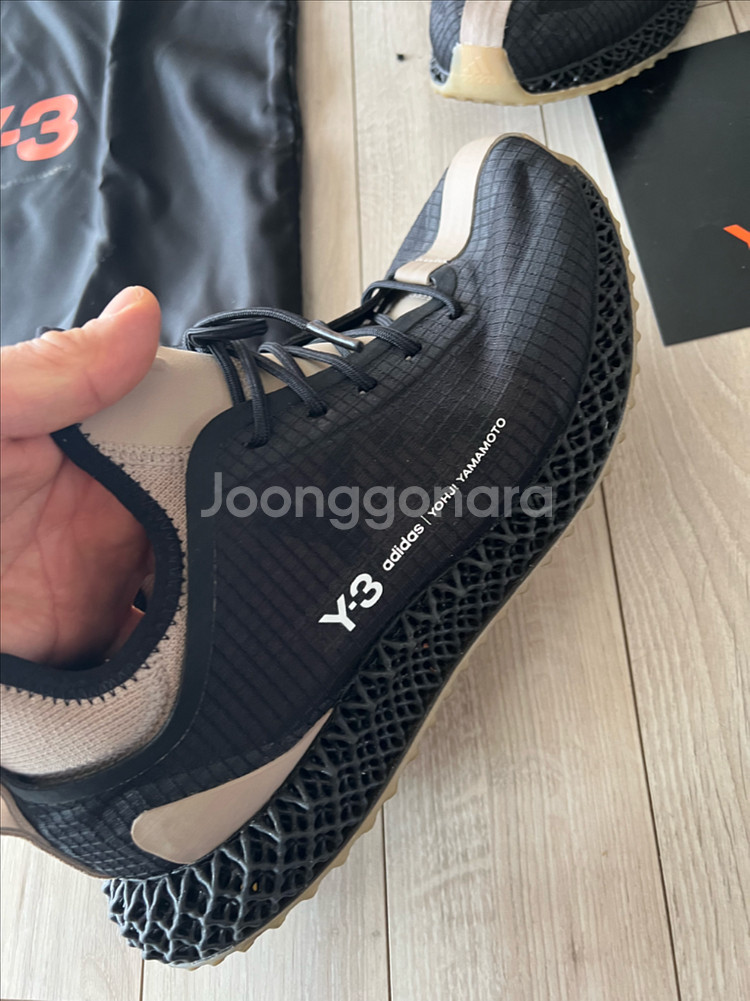 Y-3 런너 4D IO 블랙 265mm--7