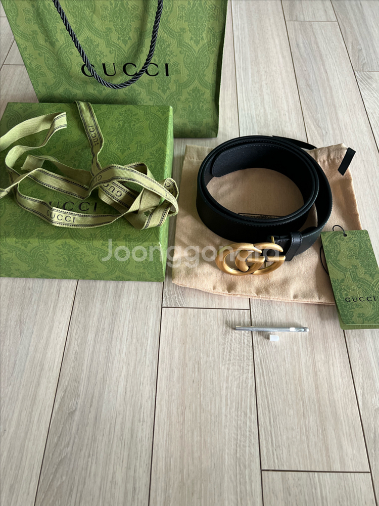 구찌 GG 마몽 벨트--1