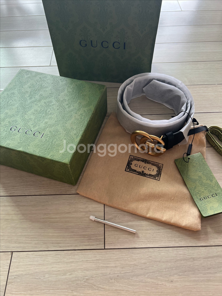 구찌 GG 마몽 벨트--0