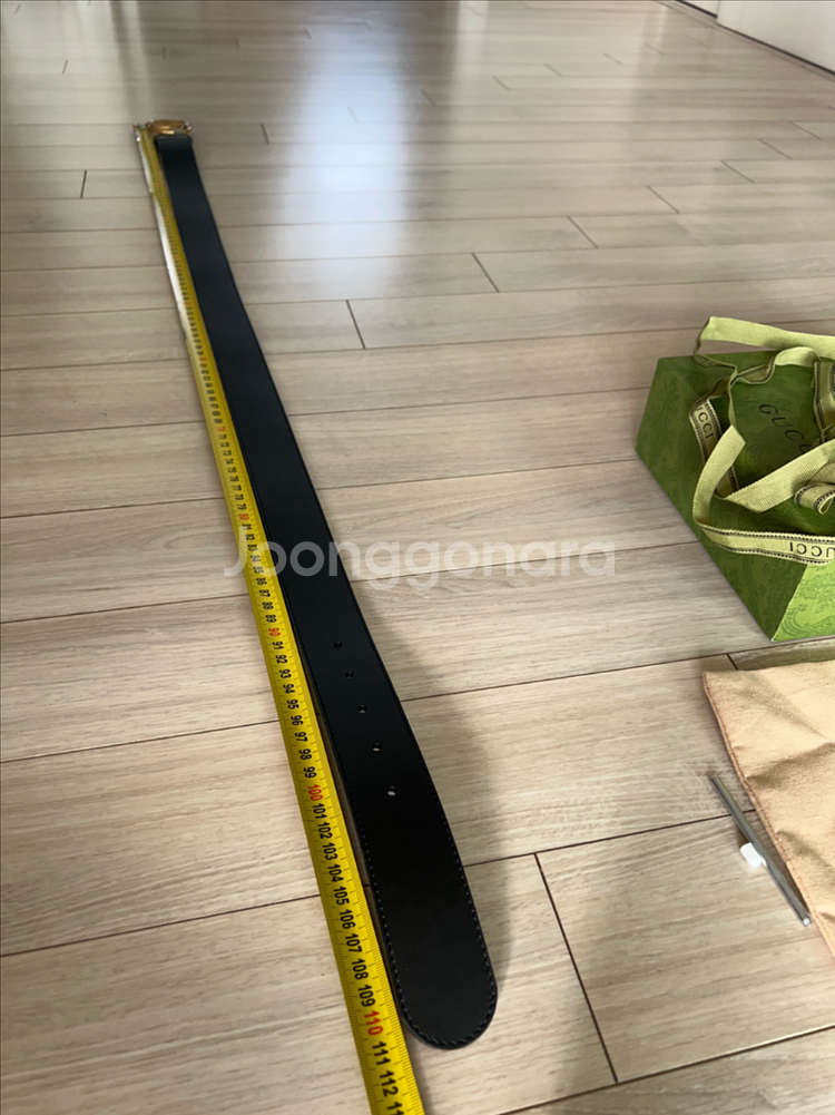 구찌 GG 마몽 벨트--4