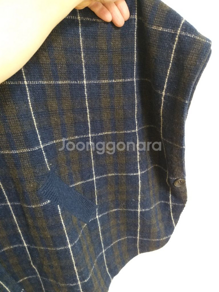 여성 빈폴 울.알파카 박시 숄 니트자켓(오버핏95100--7