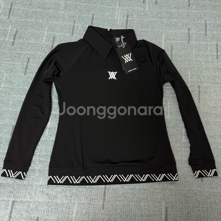 어뉴 여성 골프웨어 카라티 티셔츠 긴팔--0