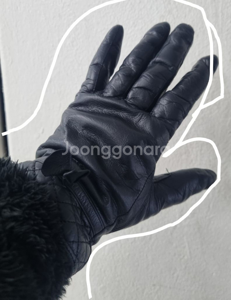 여성용 가죽 장갑 오른쪽을 찾아요--0