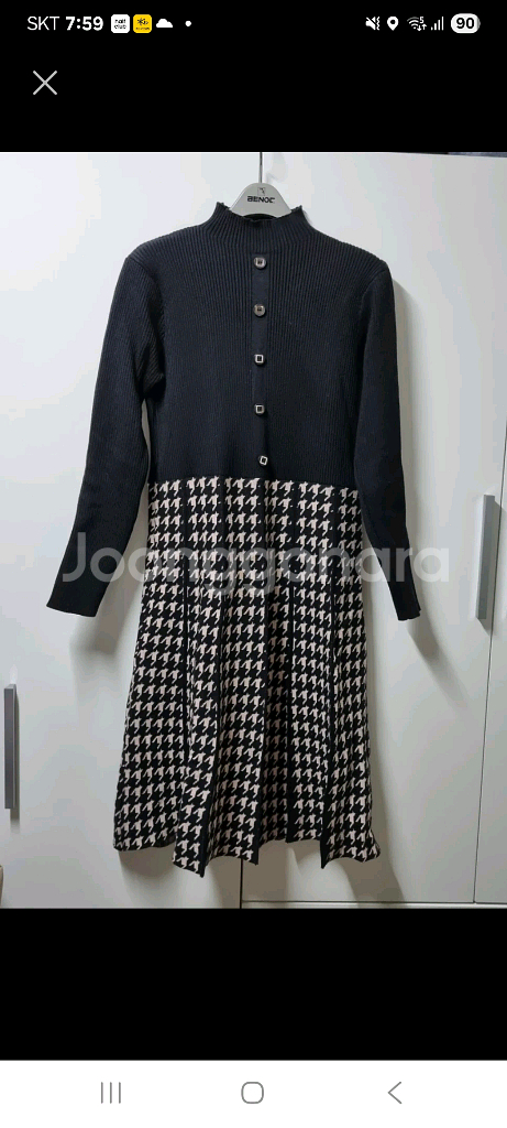 플로움 플리츠 원피스--0