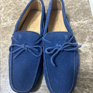 토즈 TODS 남성 스웨이드 로퍼 네이비 사이즈7 (260)