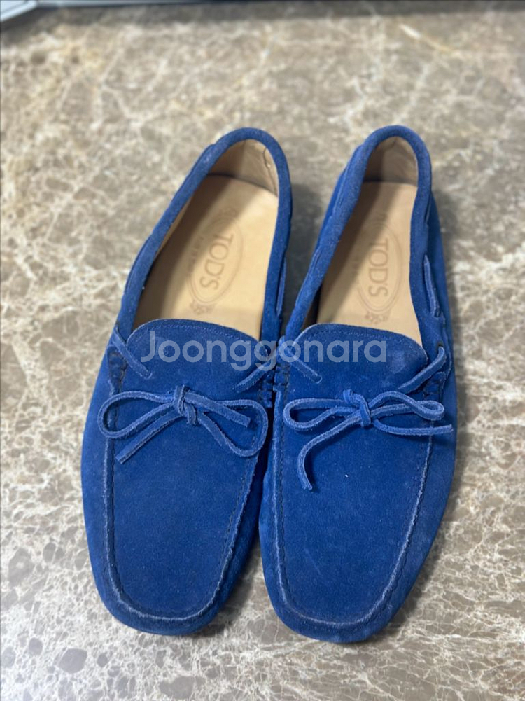 토즈 TODS 남성 스웨이드 로퍼 네이비 사이즈7 (260)--2