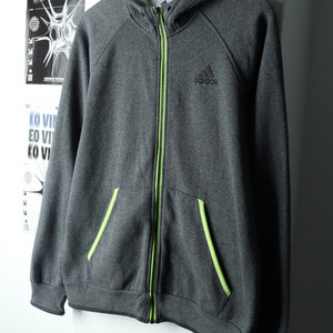 (XL) 아디다스 후드집업 나그랑 그레이 기모