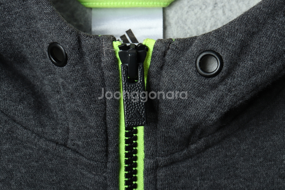 (XL) 아디다스 후드집업 나그랑 그레이 기모--6