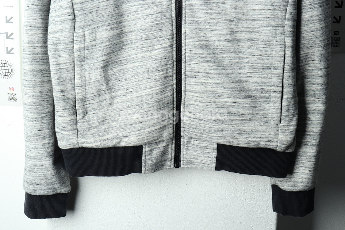 (XL) 디스커버리 후드집업 멜란지그레이 올드스쿨--3