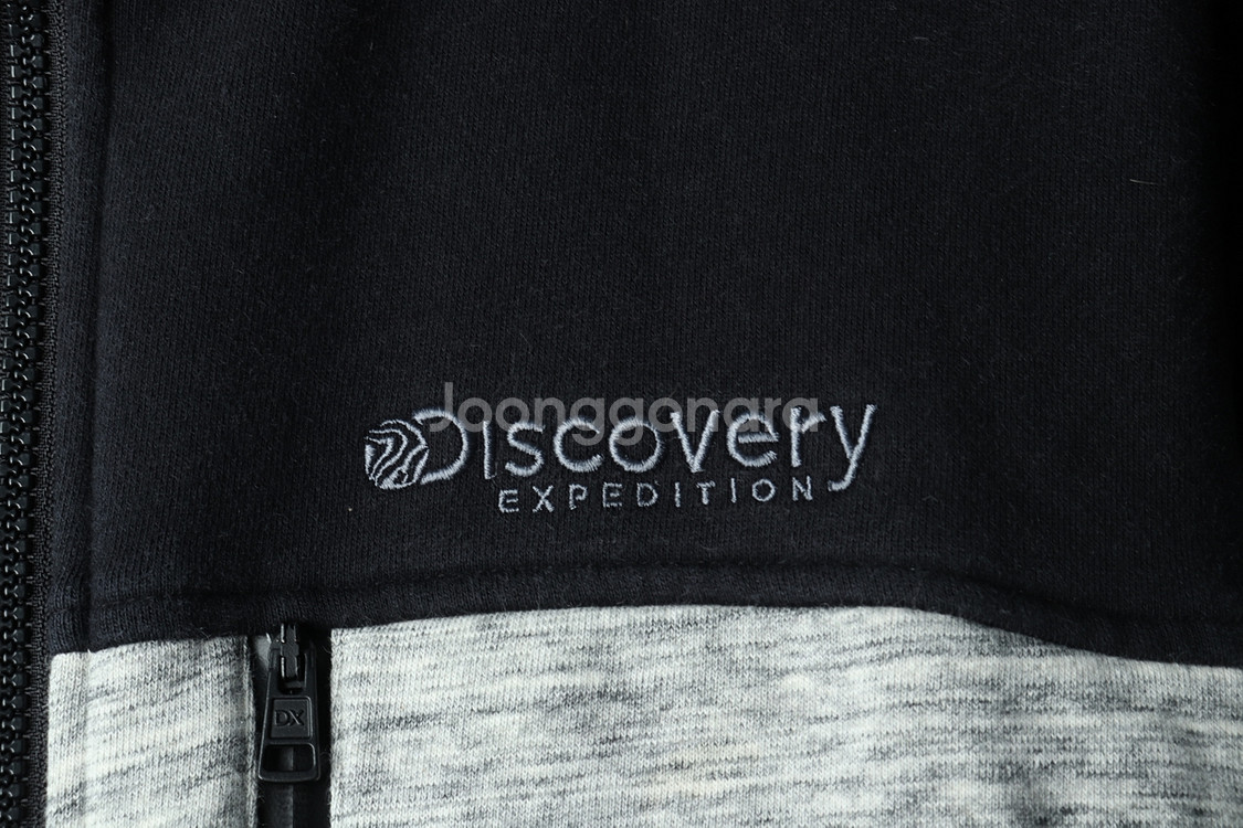 (XL) 디스커버리 후드집업 멜란지그레이 올드스쿨--4