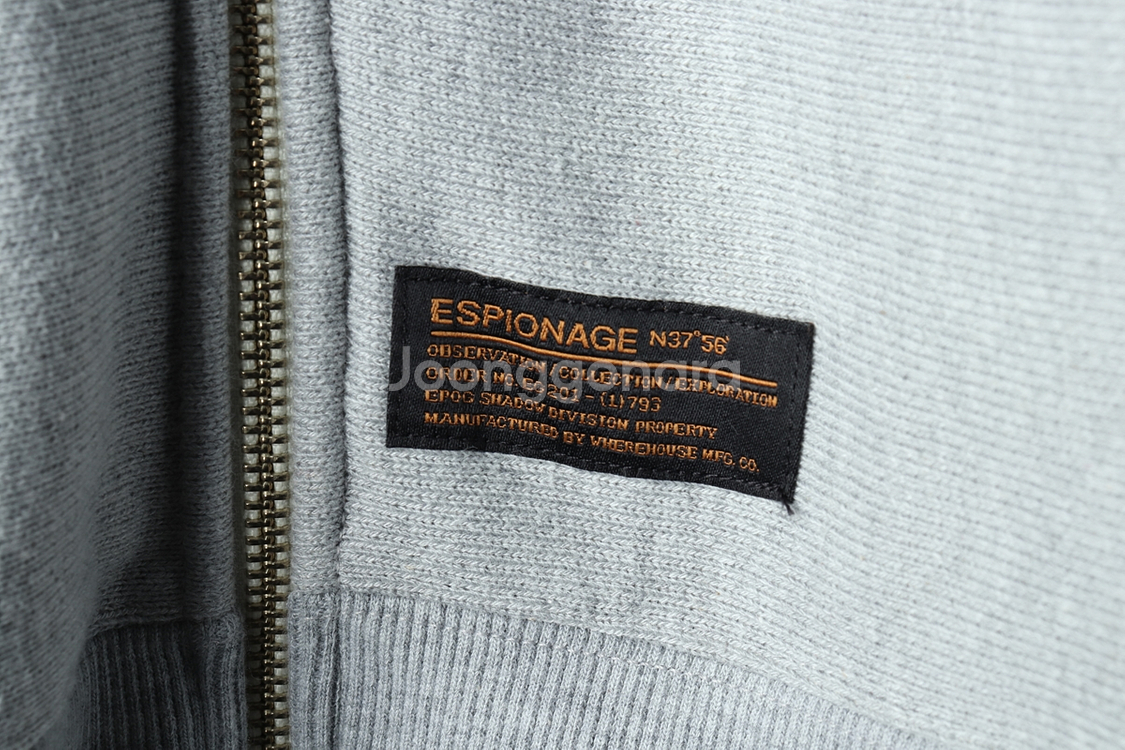 (L-XL) 에스피오나지 후드집업 그레이 네이비씰--5