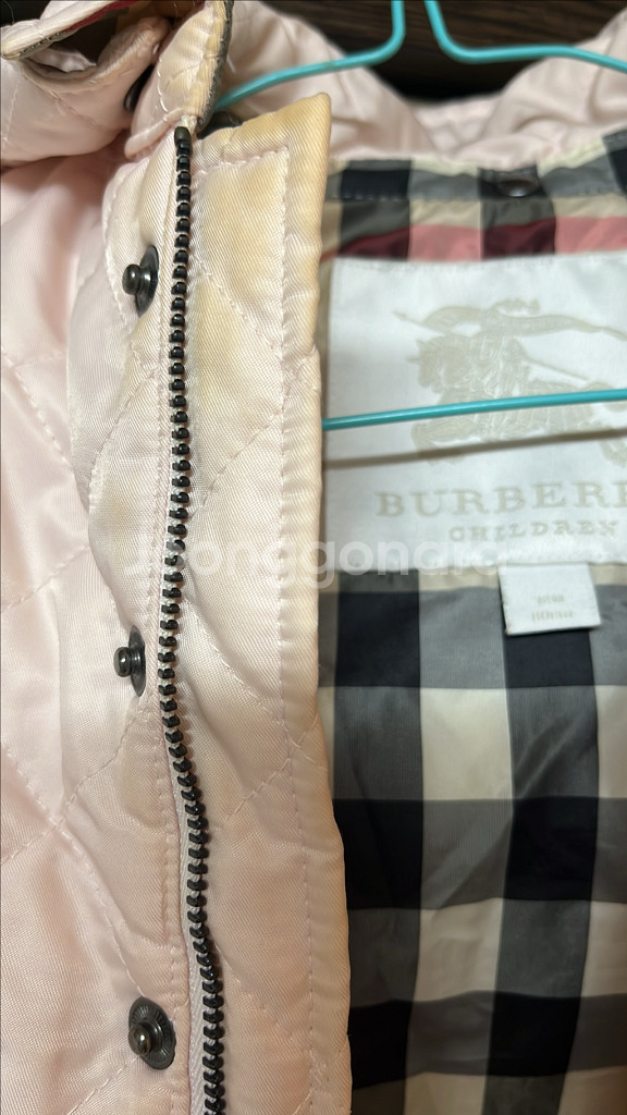 버버리 아기 누빔 (12m)--2