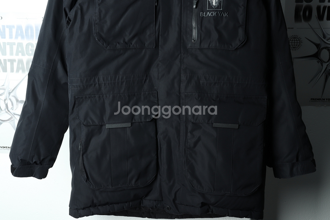 (S-M) 블랙야크 패딩 점퍼자켓 고어텍스 구스다운--4