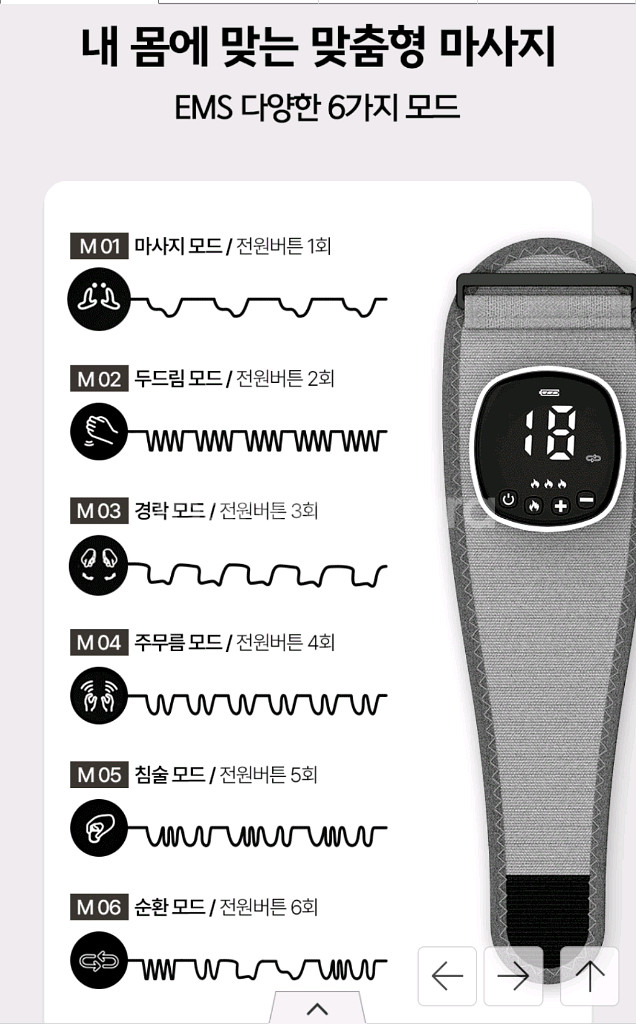 스위스 말리터리 저주파 손목마사지기--2