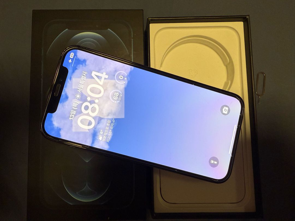 아이폰12 프로 256GB 퍼시픽블루--1