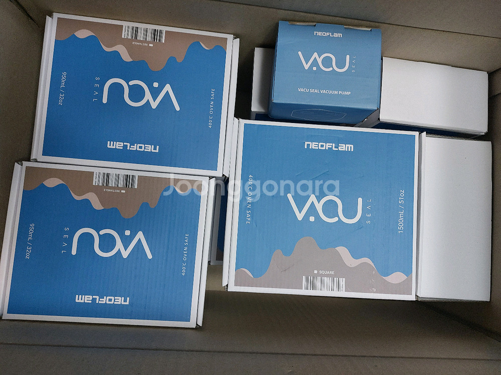 네오플램 베큐씰 진공 내열유리 밀폐용기 9종세트--0