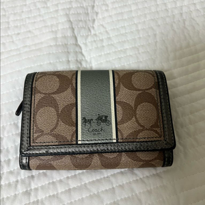 코치 시그니처 카드지갑