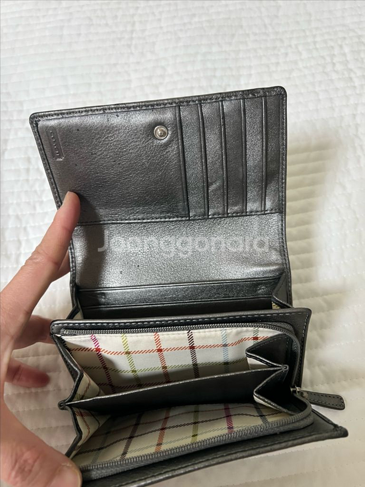 코치 시그니처 카드지갑--1