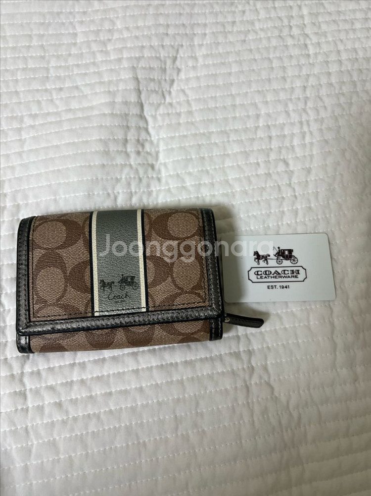 코치 시그니처 카드지갑--2