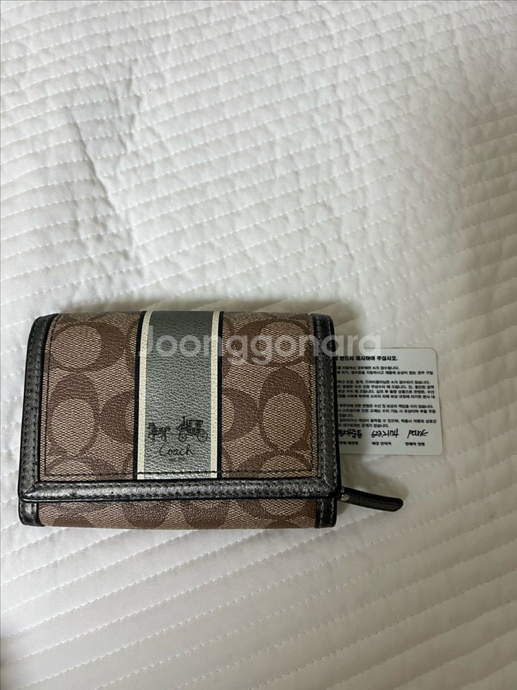 코치 시그니처 카드지갑--3