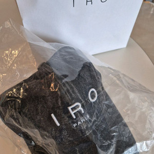 IRO 워싱 블랙 볼캡 새상품