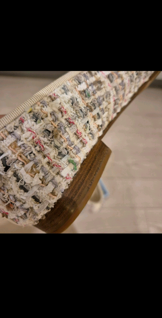 샤넬 트위드 플랫슈즈 37C--1