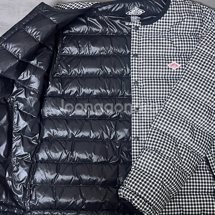 단톤 이너 다운 크루넥 자켓 팔아요.--2