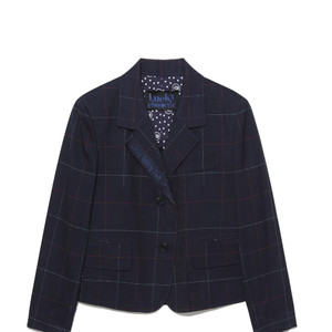 럭키슈에뜨 레터링 디테일 자켓 36 사이즈