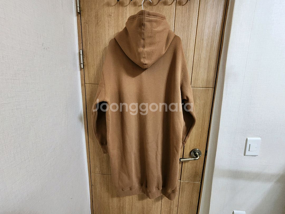 (F)여성 톰보이 기모 후드 롱 원피스--2