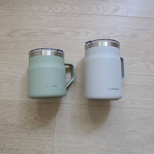 락앤락 스텐 텀블러 머그컵 2종 일괄 팝니다