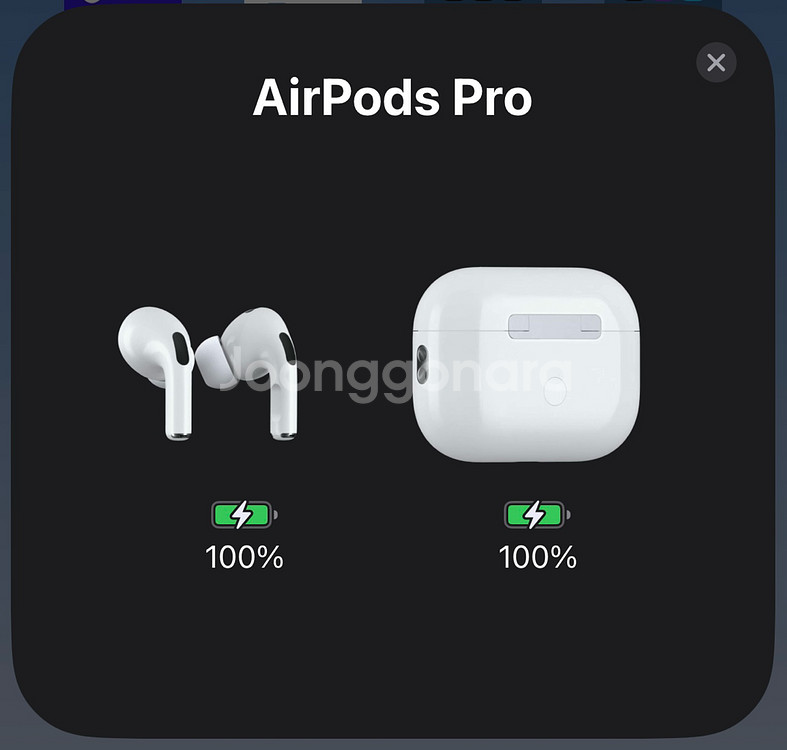 에어팟 프로2 c타입 무선충전 새상품급(2회사용)--3