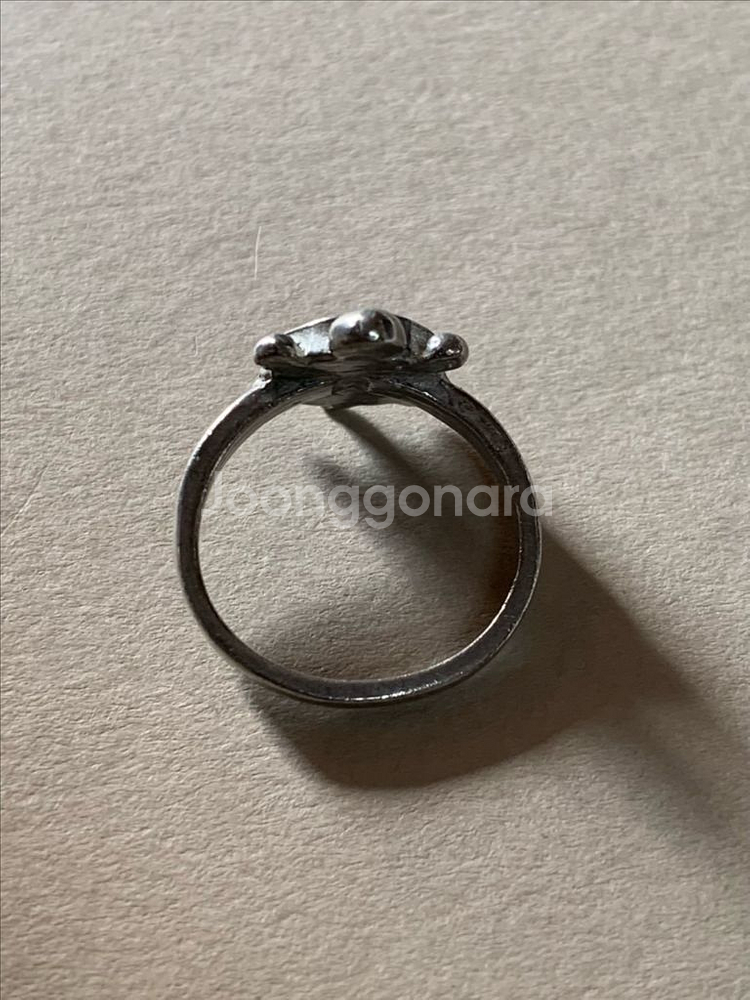 빈티지 터키석 거북이 반지--1