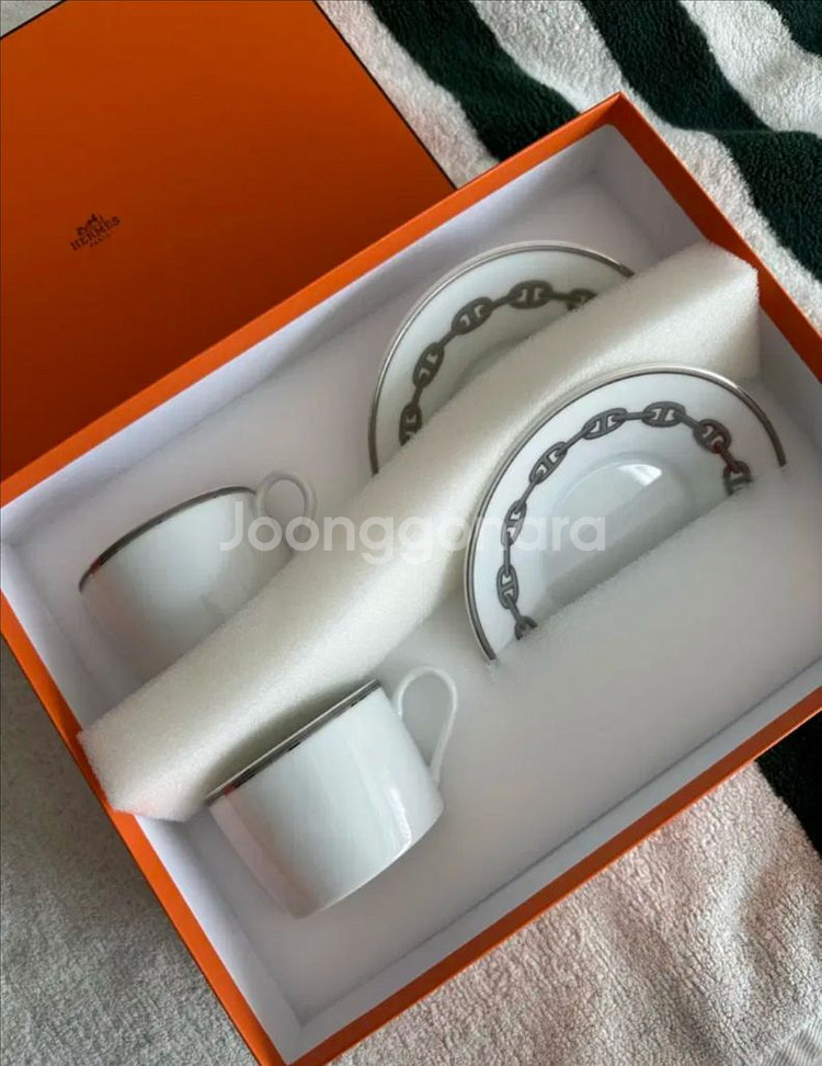 에르메스 샹달 찻잔세트--7