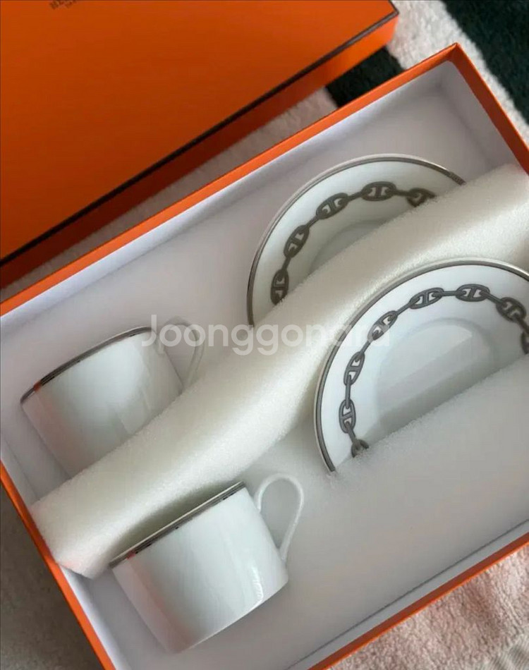 에르메스 샹달 찻잔세트--6