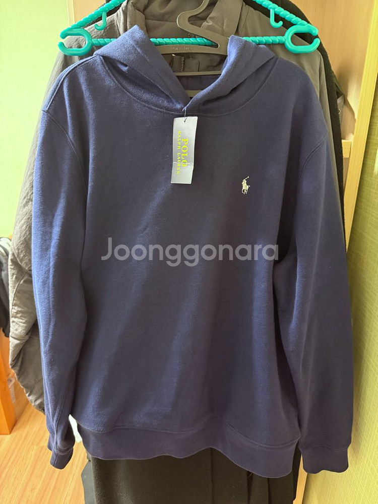 폴로 랄프로렌 네이비 후드티 빅포니--0