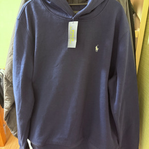 폴로 랄프로렌 네이비 후드티 빅포니