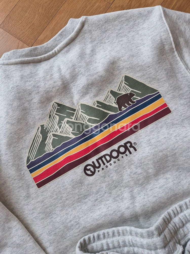 새제품)아웃도어 155 기모 상하셋트--3