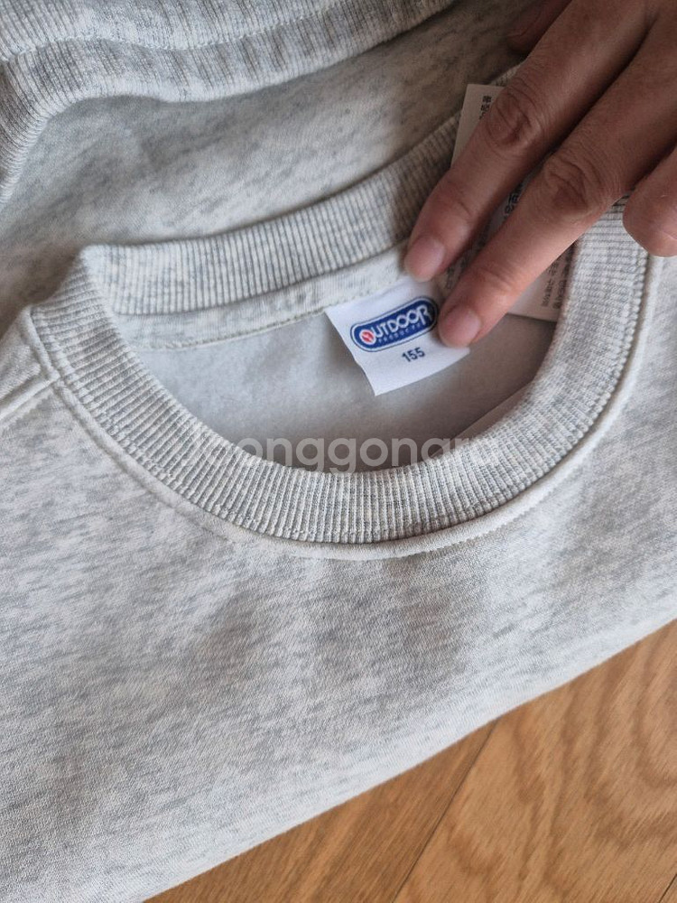 새제품)아웃도어 155 기모 상하셋트--2