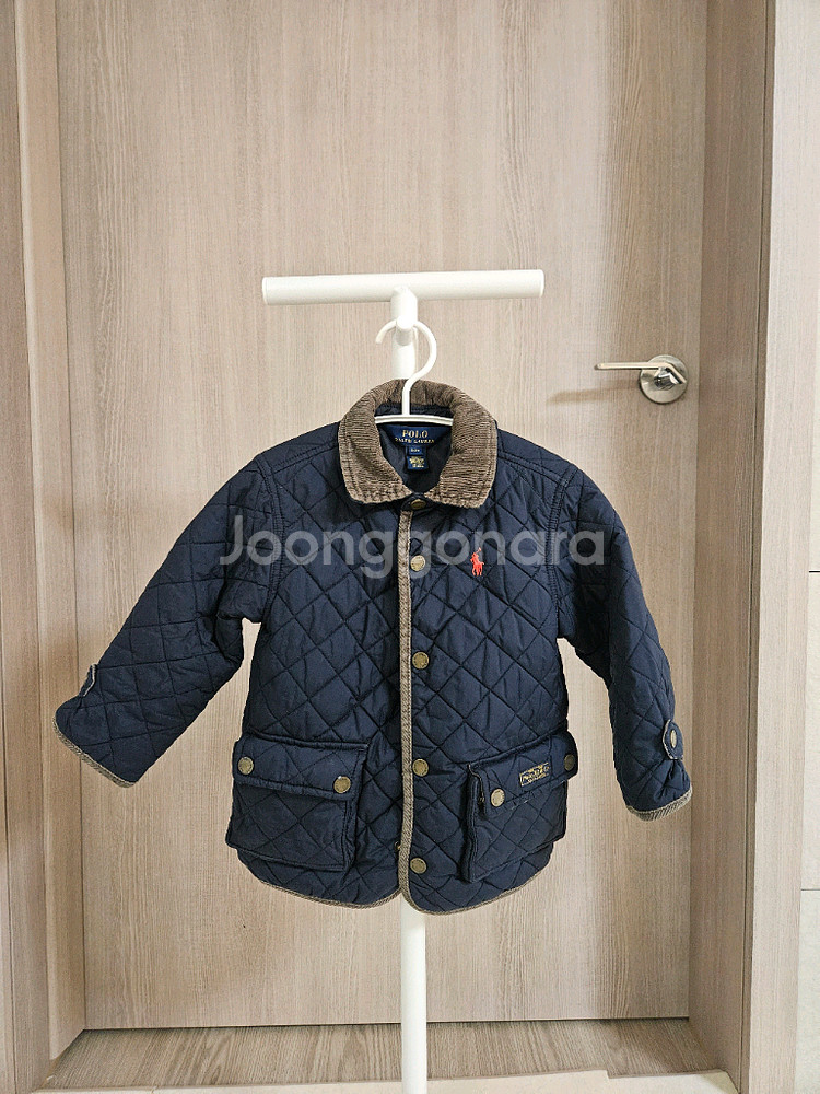 폴로키즈 퀼팅 자켓 2T--0