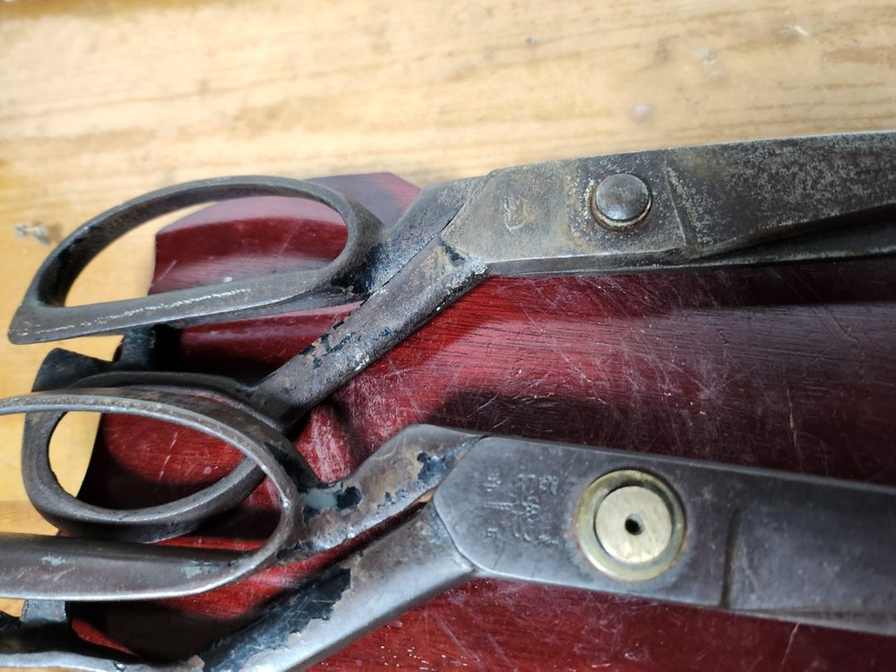 옛날 잠자리 표 가위 2점 이미지