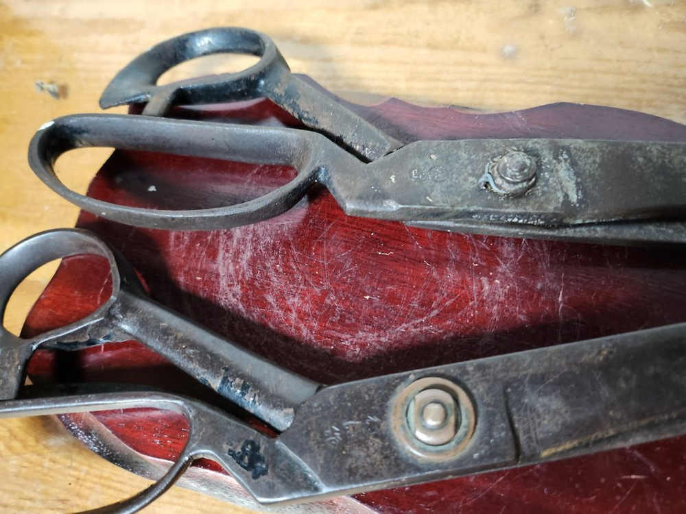 옛날 잠자리 표 가위 2점 이미지