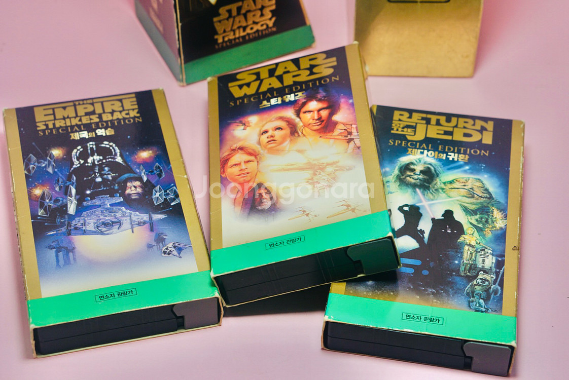 스타워즈 1997년 스페셜 에디션 비디오 테이프 3개 한정판--1