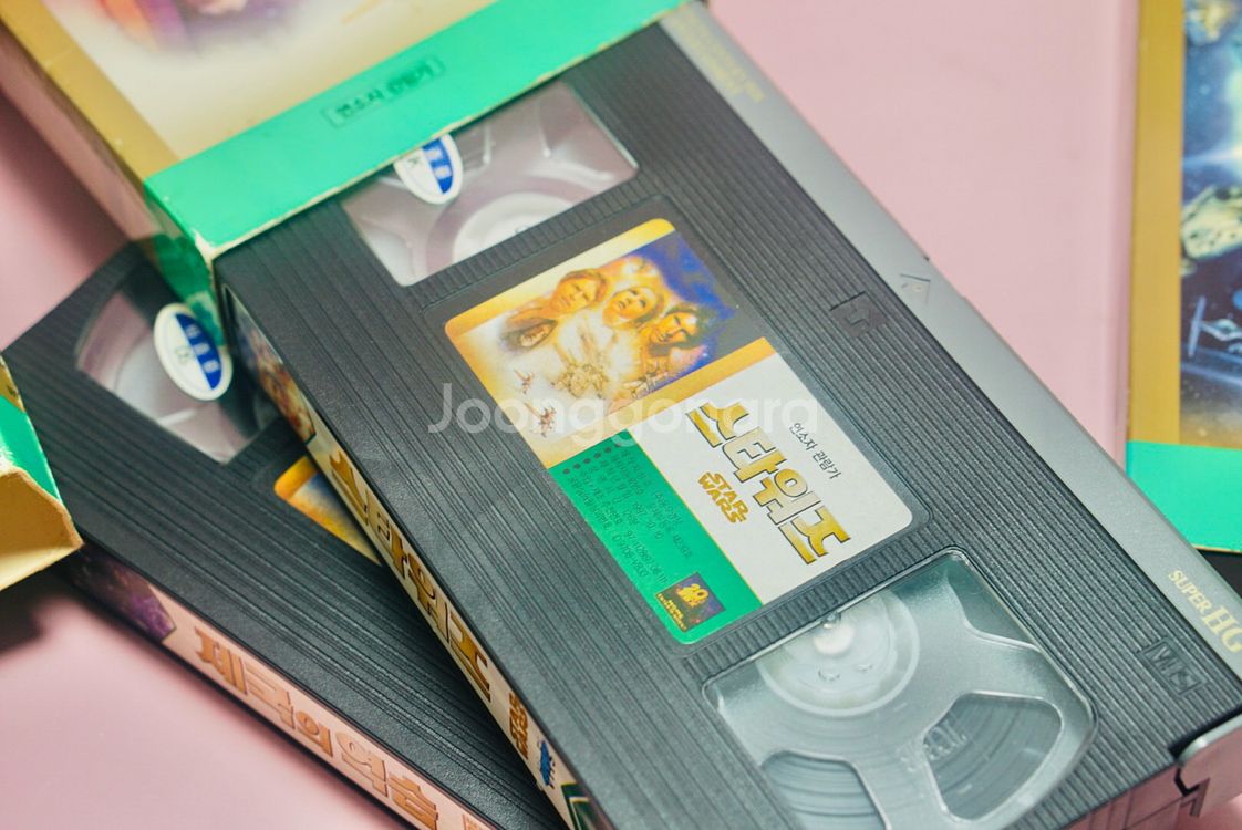 스타워즈 1997년 스페셜 에디션 비디오 테이프 3개 한정판--3