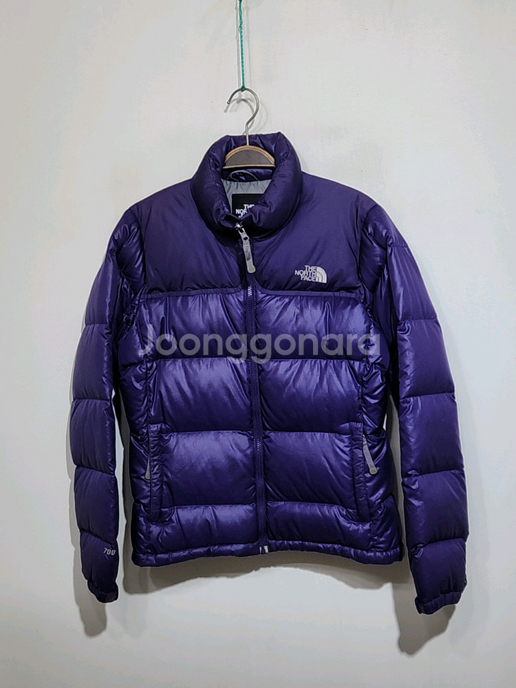 (M) 노스페이스 눕시패딩 점퍼 보라 거위털 700 구스다운 자켓--0