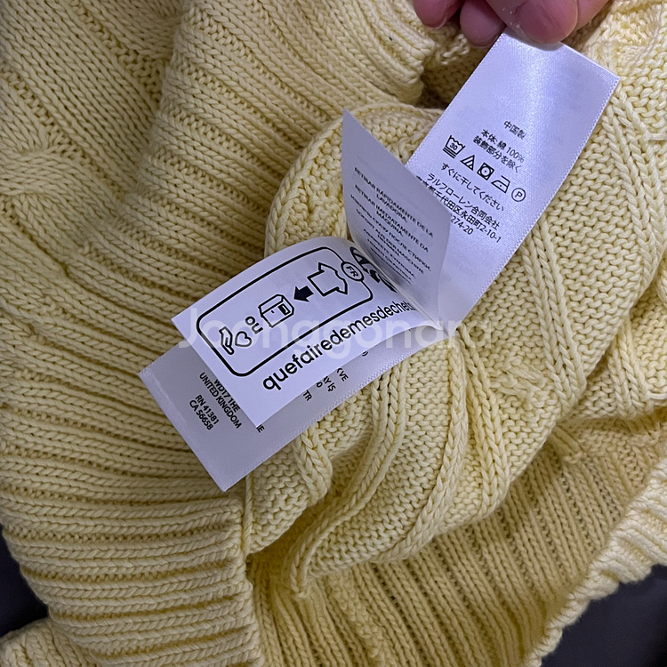 폴로 랄프로렌 케이블 니트 코튼 스웨터 팔아요.--4