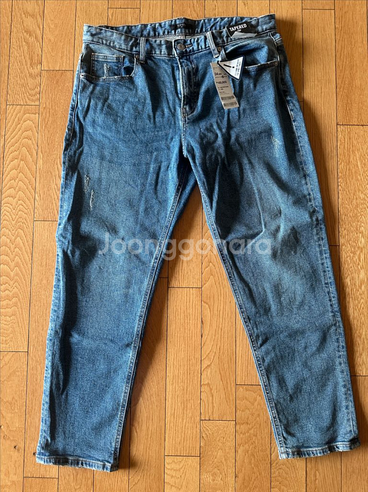 탑텐테이퍼드 청바지_34(86)_새제품--8