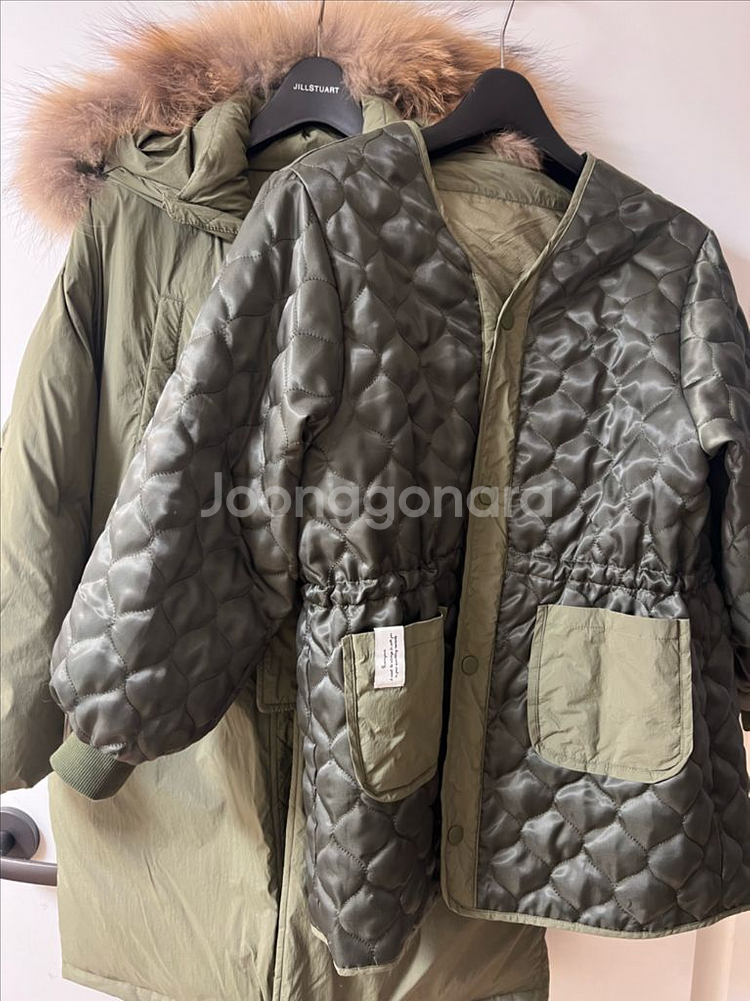 로아앤제인 와일드 라쿤 패딩 25fw 145 새 상품--2