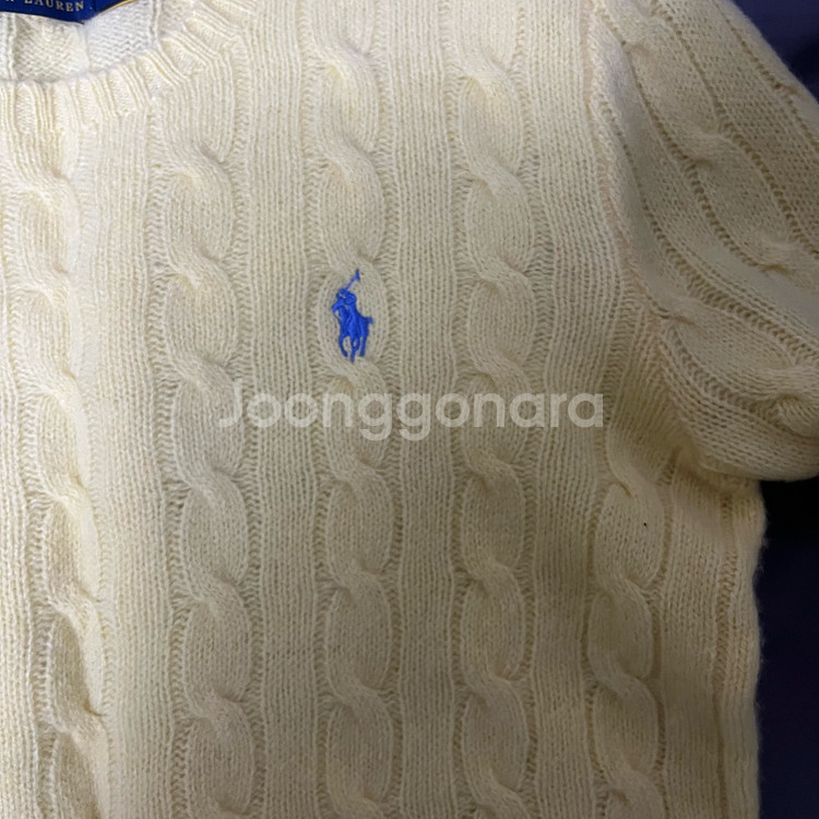 폴로 랄프로렌 케이블 울캐시미어 스웨터 팔아요.--1