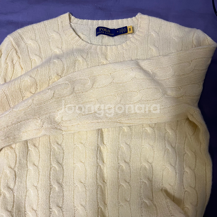 폴로 랄프로렌 케이블 울캐시미어 스웨터 팔아요.--3
