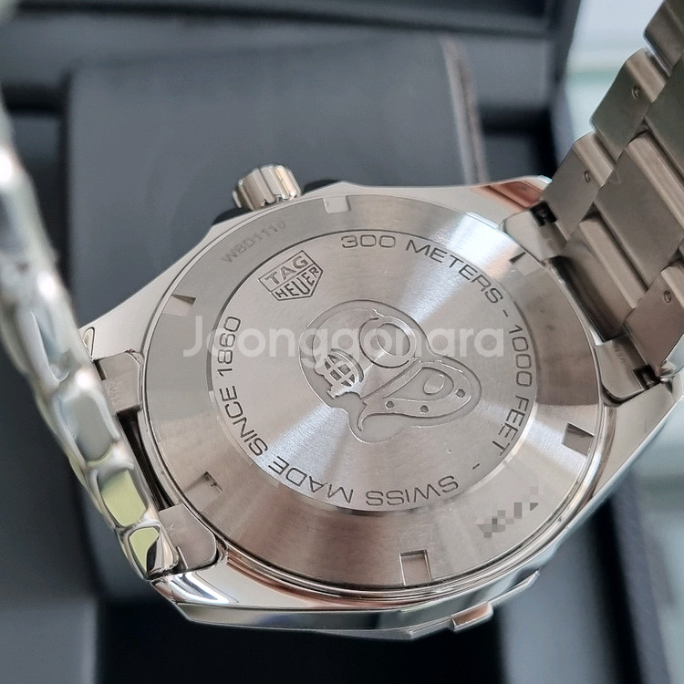 태그호이어 아쿠아레이서 300 쿼츠 검판 41mm(2019년식)--7